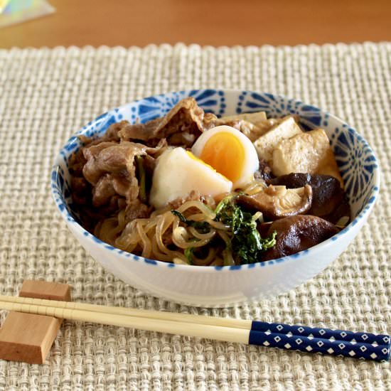 Beef Sukiyaki Rice Bowl