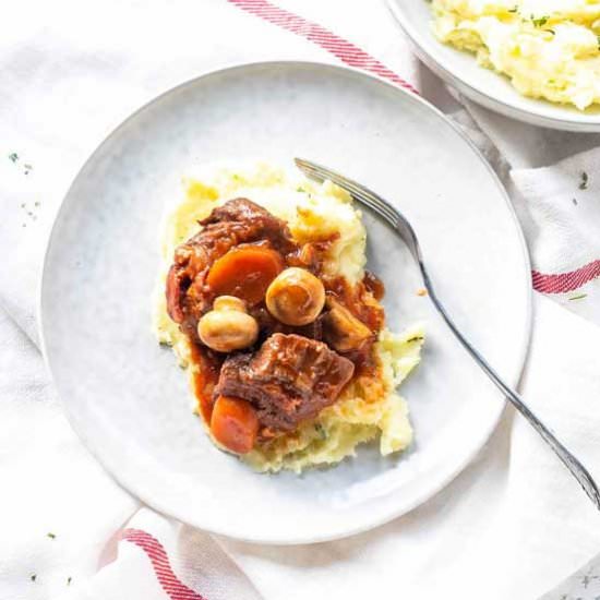 Beef bourguignon