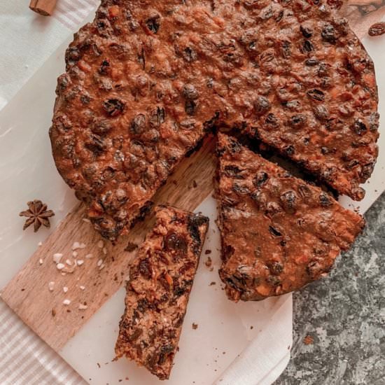 Healthy Christmas Fruit Cake