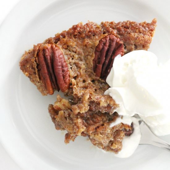 Crustless Pecan Pie (GF/V/Keto)