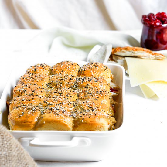 Turkey and Swiss Hawaiian Sliders