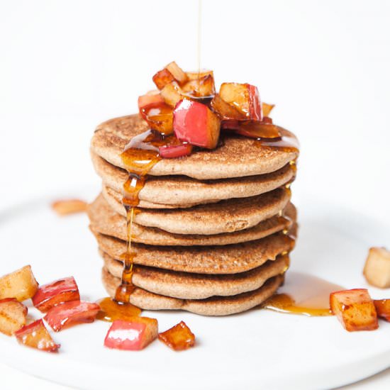 Gluten-Free Apple Cinnamon Pancakes