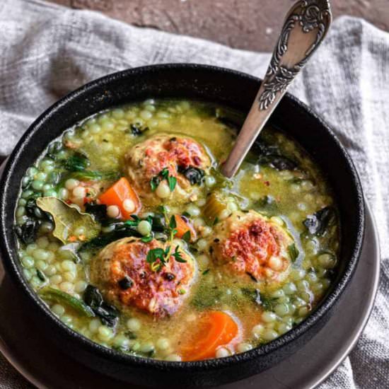 Italian Wedding Soup with Chicken!
