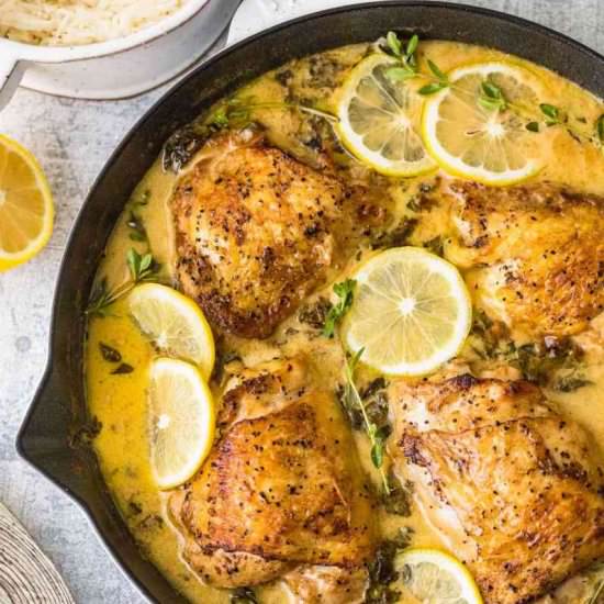 Creamy Lemon Butter Chicken!