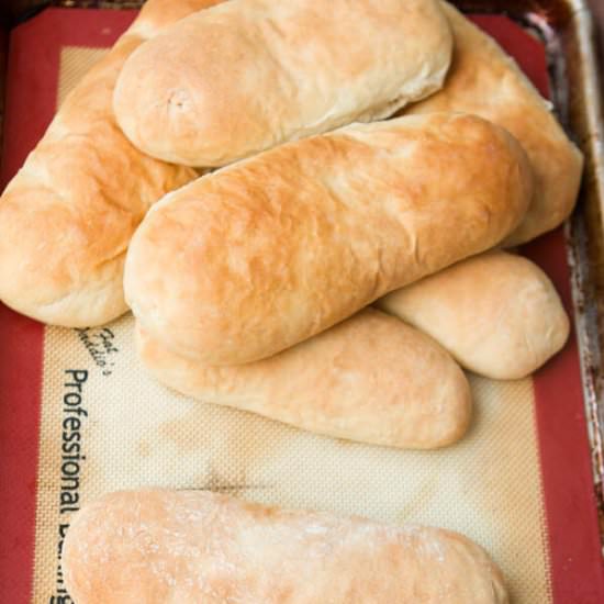 Easy Hoagie Rolls