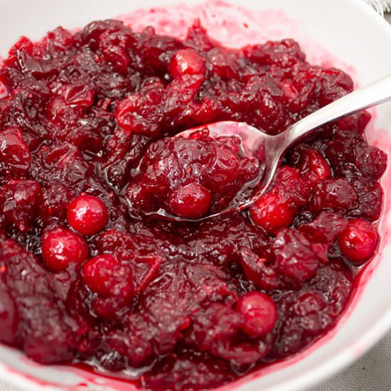 Ultimate Homemade Cranberry Sauce