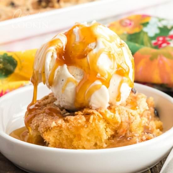 Quick Cranberry Apple Cobbler