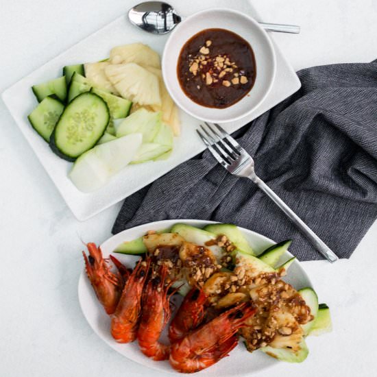 Green Mango Salad with Pineapple