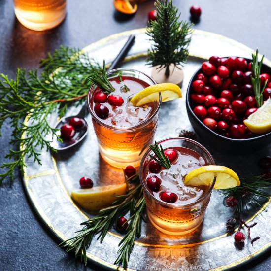 Cranberry Wine Spritzer