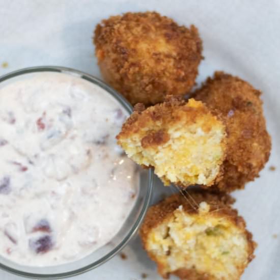 Cornbread Dressing Fritters
