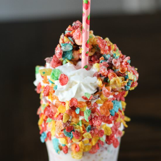 Fruity Pebbles Freak Shake