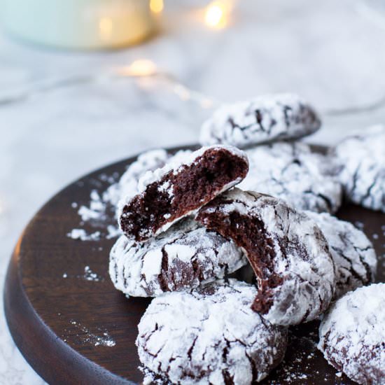Chocolate Crinkle Cookies