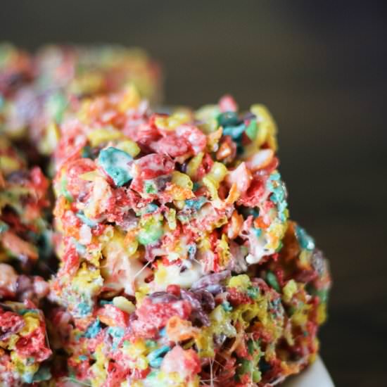 Fruity Pebbles Rice Krispy Treats