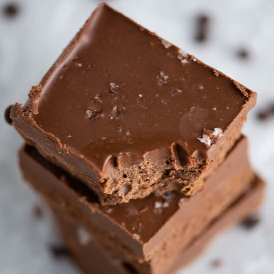 Vegan Chocolate Peanut Butter Fudge