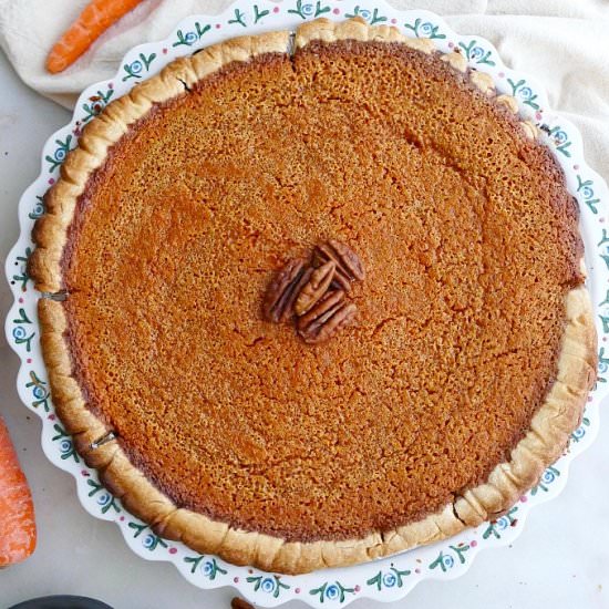 Homemade Carrot Pie