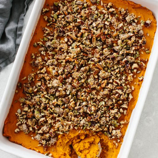 Healthy Sweet Potato Casserole