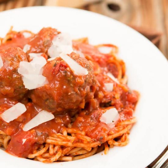 Classic Spaghetti and Meatballs