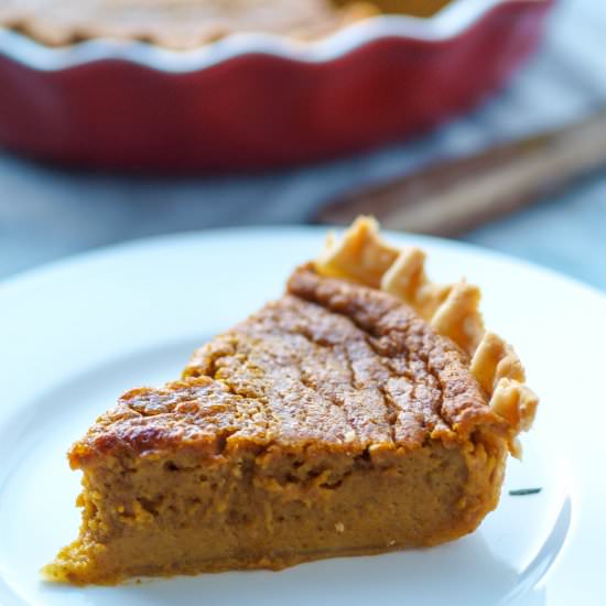 Pumpkin Pie without Evaporated Milk