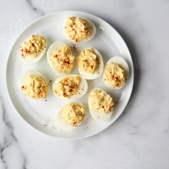 Grown-Up Deviled Eggs
