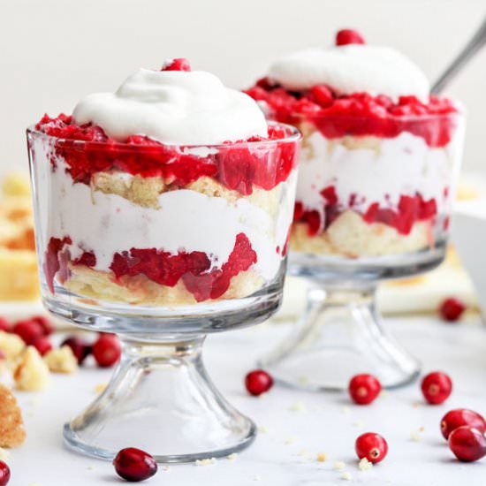 Sugar Free Cranberry Keto Trifle