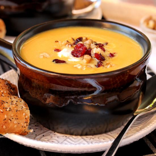Slow Cooker Butternut Squash Soup