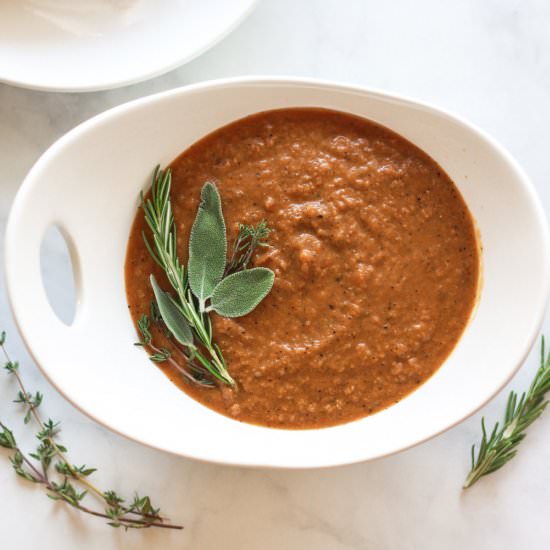 Herbed Caramelized Onion Gravy