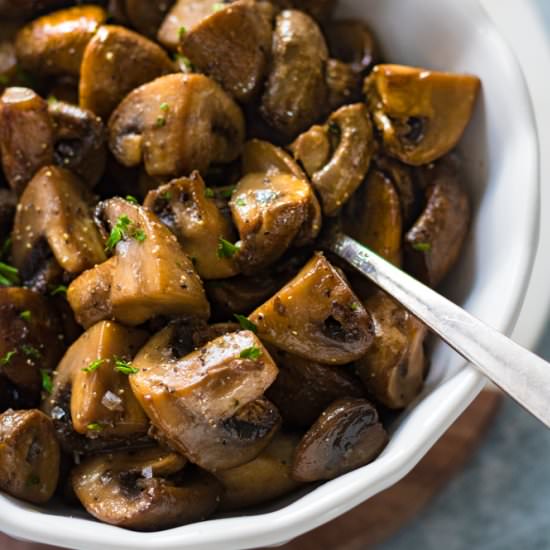 Simple Sautéed Mushrooms