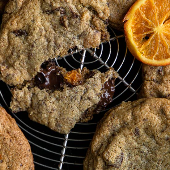 Orange & Dark Chocolate Chip Cookie
