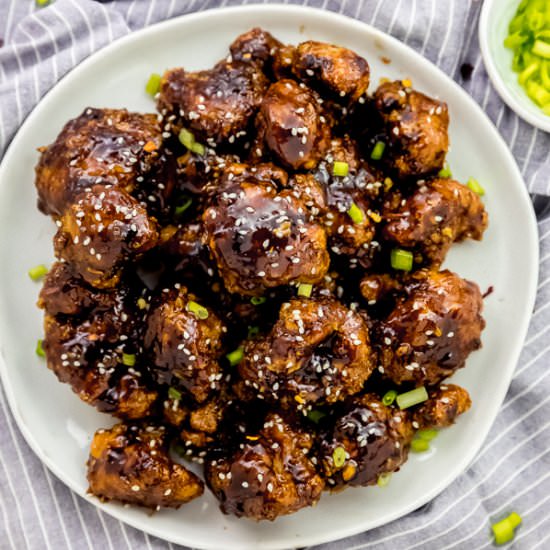 General Tso Cauliflower Wings