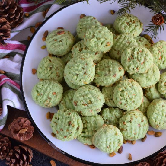 Pistachio Pudding Cookies