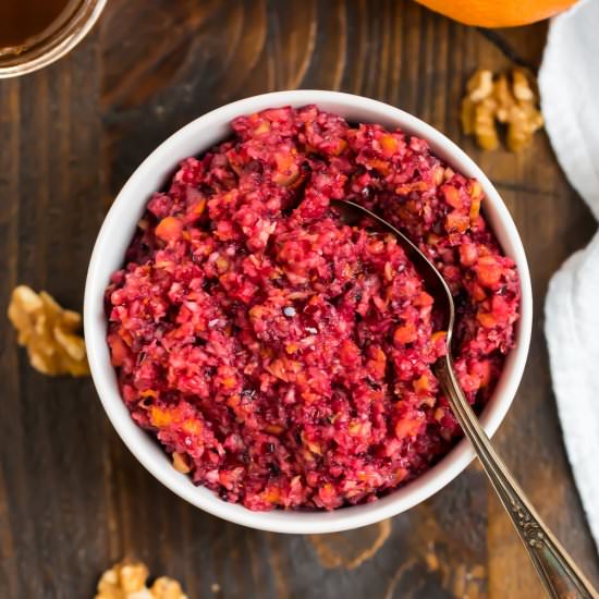 Cranberry Orange Relish