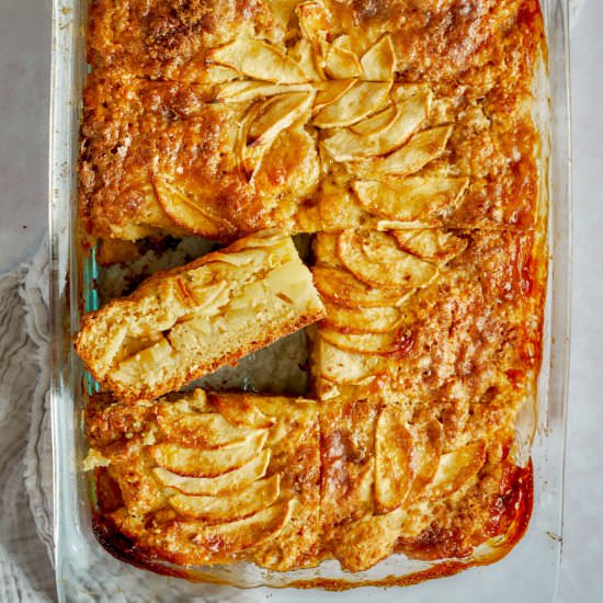 Apple Slab Olive Oil Cake
