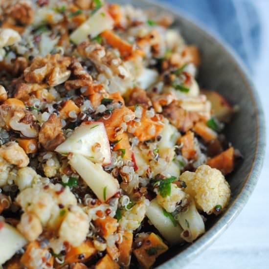 Apple Quinoa Crunch Salad