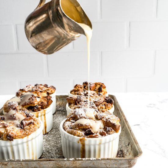 Espresso Bourbon Bread Pudding