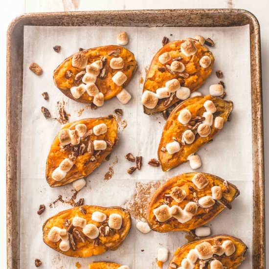 Twice Baked Sweet Potatoes