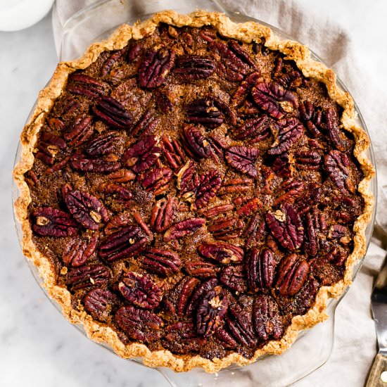 No Corn Syrup Pecan Pie