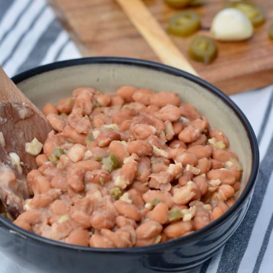 Garlic Jalapeño Pinto Beans