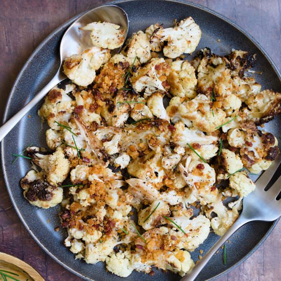 Bruleed cauliflower