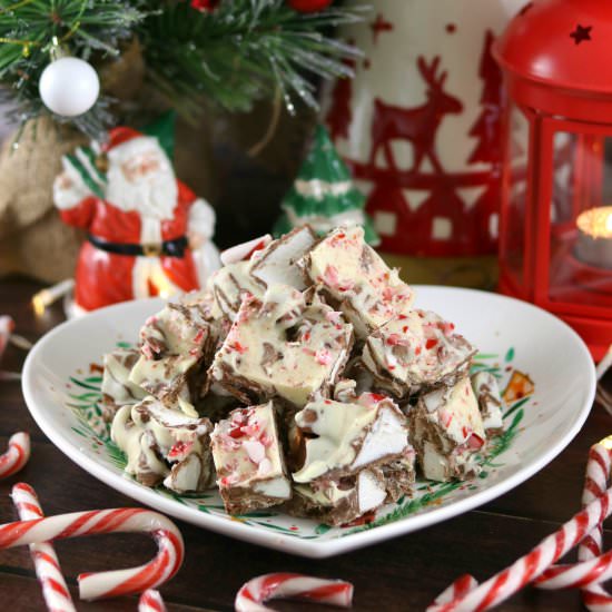 Peppermint Crunch Rocky Road