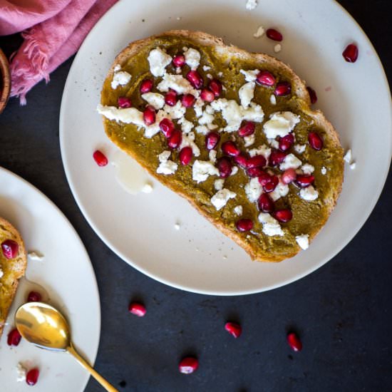 Pistachio Butter Toast