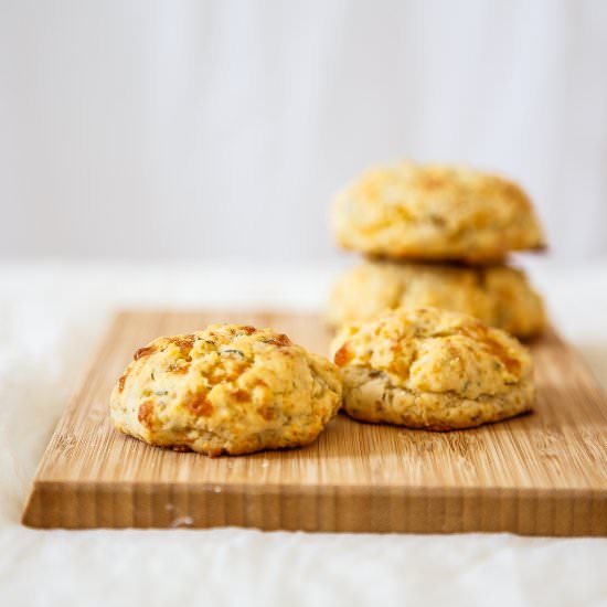 Crispy Cheesy Scones {Gluten Free}