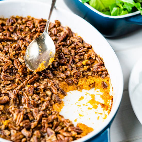 Healthy Sweet Potato Casserole
