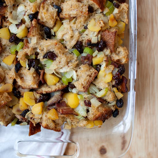 Grandma’s Chestnut & Bacon Stuffing