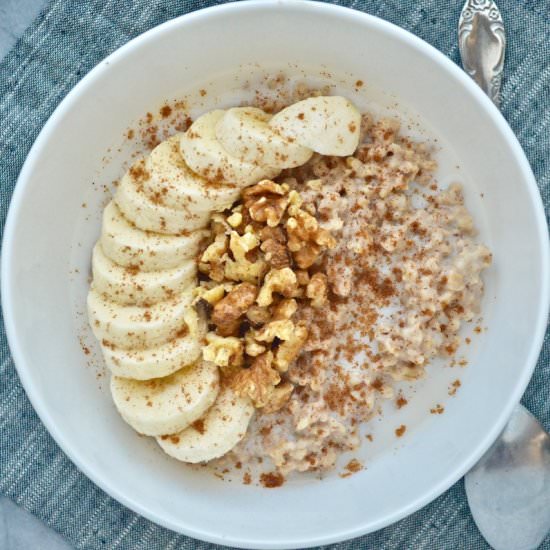 STEEL CUT OATS – INSTANT POT