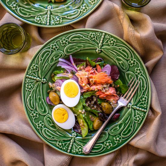 Salmon Salad Nicoise