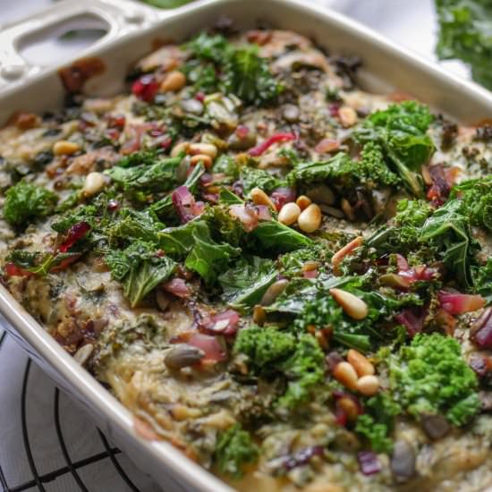Creamy Kale Lasagna