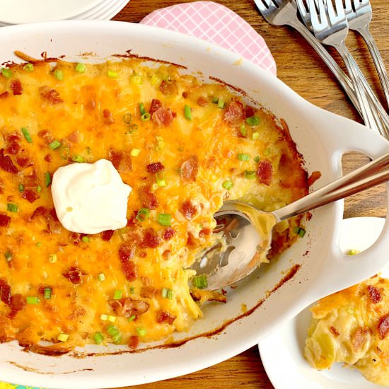 Loaded Potatoes Au Gratin