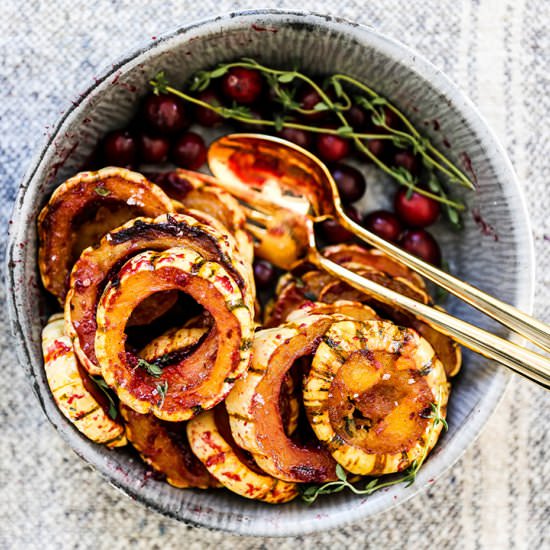 Delicata Squash with Cranberry