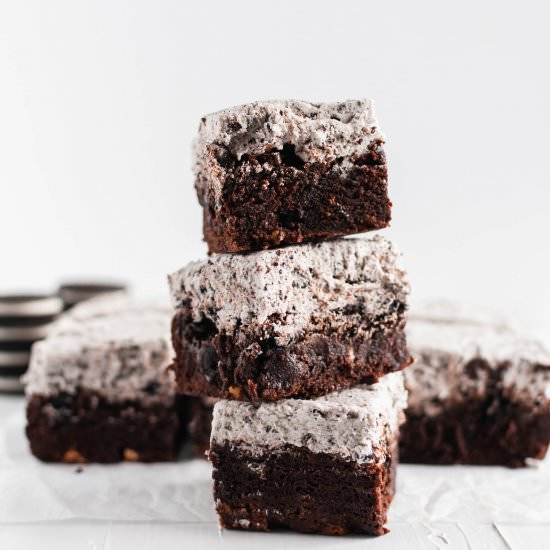 Cookies and Cream Brownies