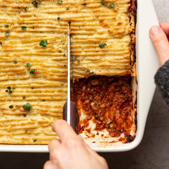 Vegan shepherd’s pie (GF)